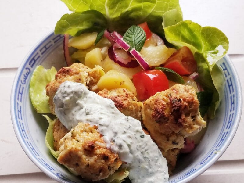 Cliquez pour zoomer ! Boulettes de poulet au citron Thermomix par Elleisab