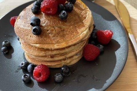 Cliquez pour zoomer ! Pancakes healthy flocons d’avoine et banane Thermomix par na_27