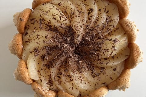 Cliquez pour zoomer ! Charlotte poire chocolat Thermomix par mariedelamelie