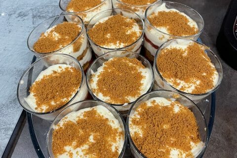 Cliquez pour zoomer ! Tiramisu aux framboises et spéculoos Thermomix par marinou63