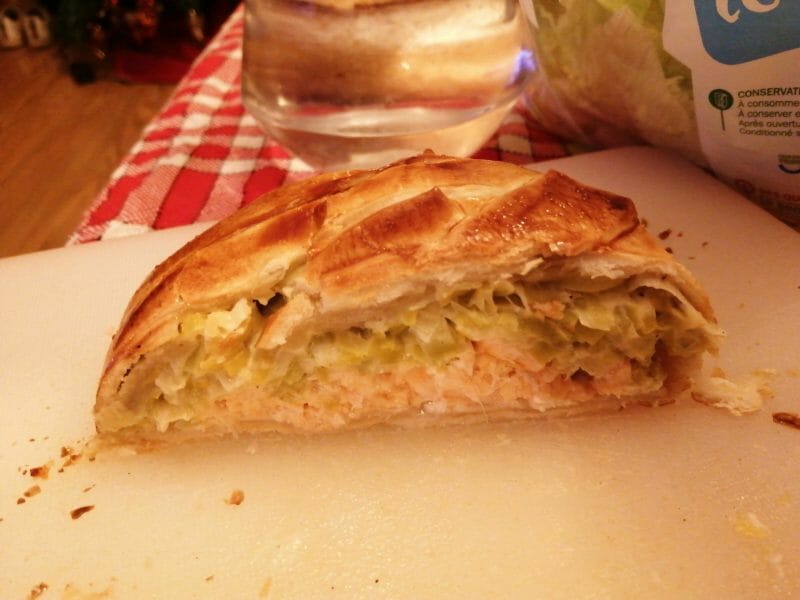 Cliquez pour zoomer ! Feuilleté saumon et poireaux Thermomix par didi_farfalle