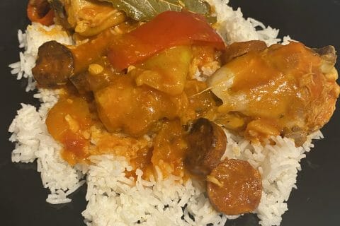 Cliquez pour zoomer ! Poulet au chilindrón Thermomix par tracydaphne