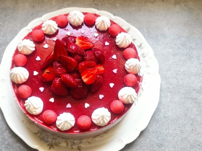 Cliquez pour zoomer ! Bavarois aux fraises Thermomix par antolau