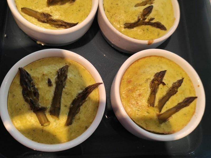 Cliquez pour zoomer ! Flan aux asperges et parmesan Thermomix par antolau