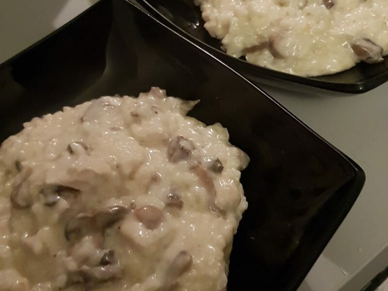 Cliquez pour zoomer ! Risotto poulet et champignons Thermomix par sandy_5739