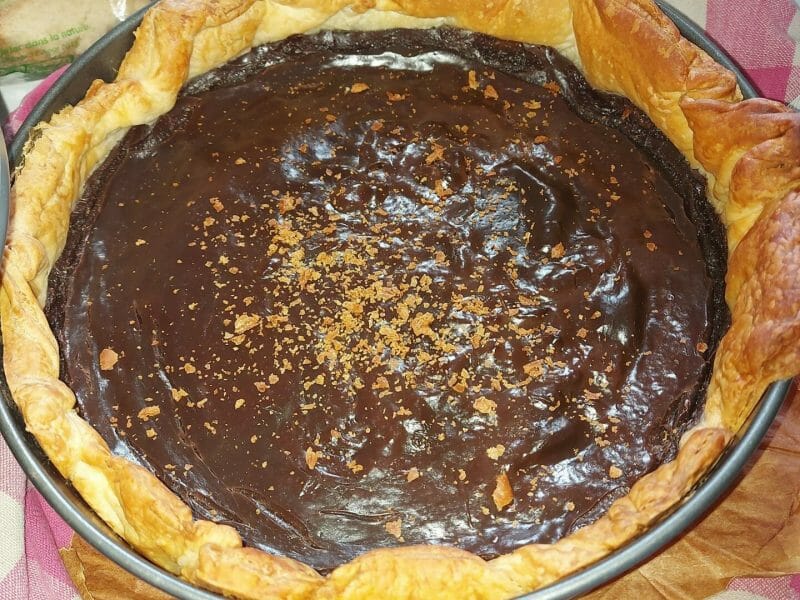 Cliquez pour zoomer ! Flan pâtissier au chocolat Thermomix par jenni76170