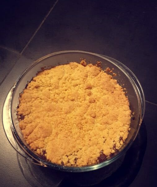 Cliquez pour zoomer ! Crumble aux Pommes Thermomix par brunette31140