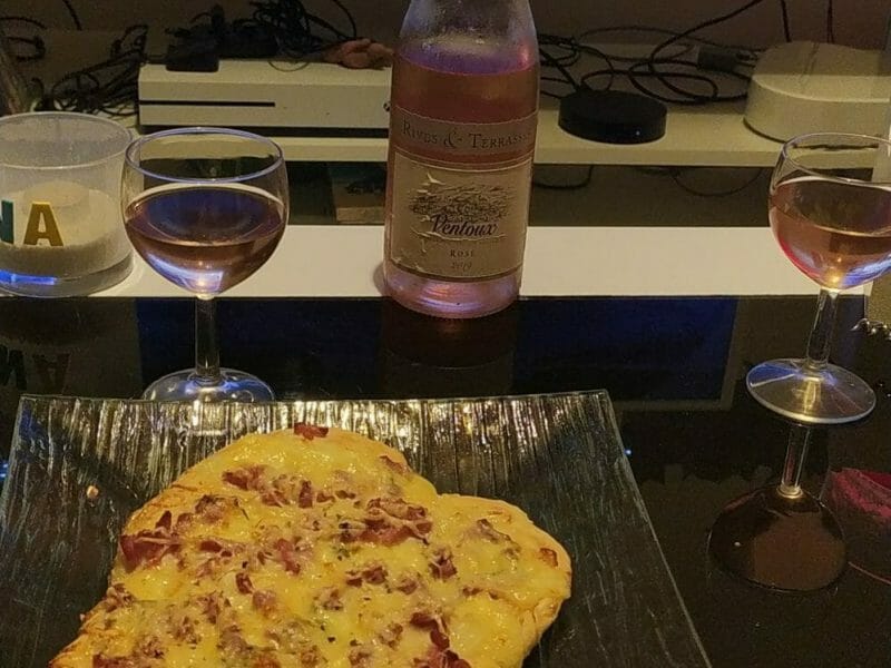 Cliquez pour zoomer ! Fougasse chèvre et lardons Thermomix par fanny_luna