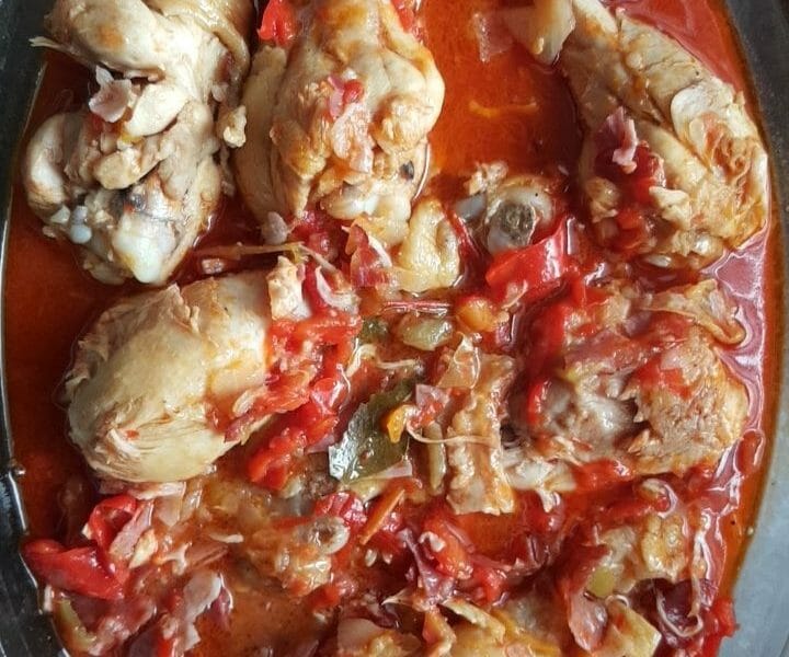 Cliquez pour zoomer ! Poulet au chilindrón Thermomix par sandrine067