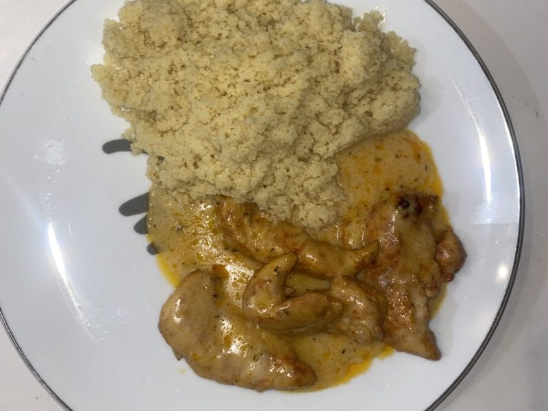 Cliquez pour zoomer ! Poulet sauce crémeuse au citron Thermomix par daphnouche
