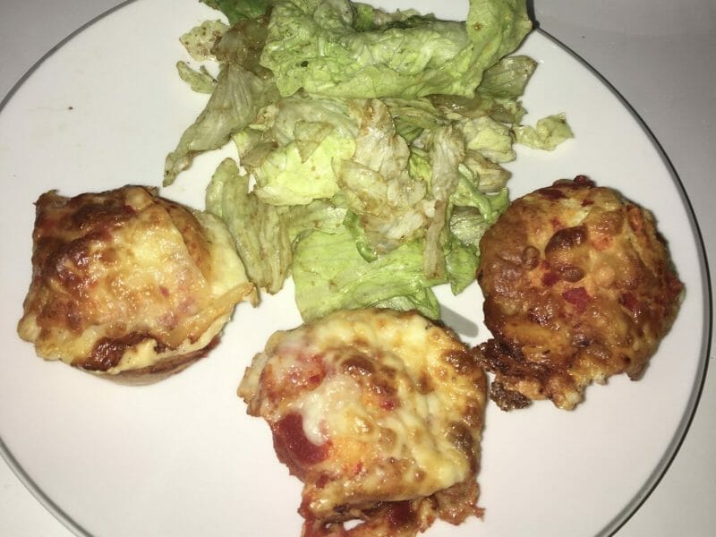 Cliquez pour zoomer ! Muffins salés façon pizza Thermomix par daphnouche