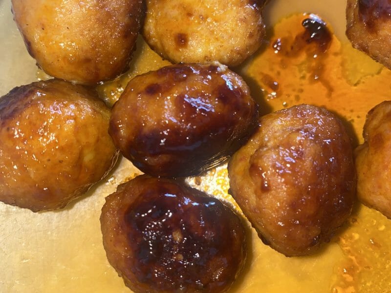 Cliquez pour zoomer ! Boulettes de poulet au chorizo Thermomix par daphnouche