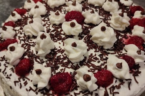 Cliquez pour zoomer ! Bûche forêt noire Thermomix par estelle07150