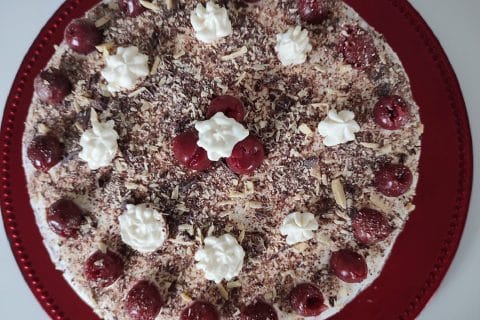 Cliquez pour zoomer ! Bûche forêt noire Thermomix par estelle07150