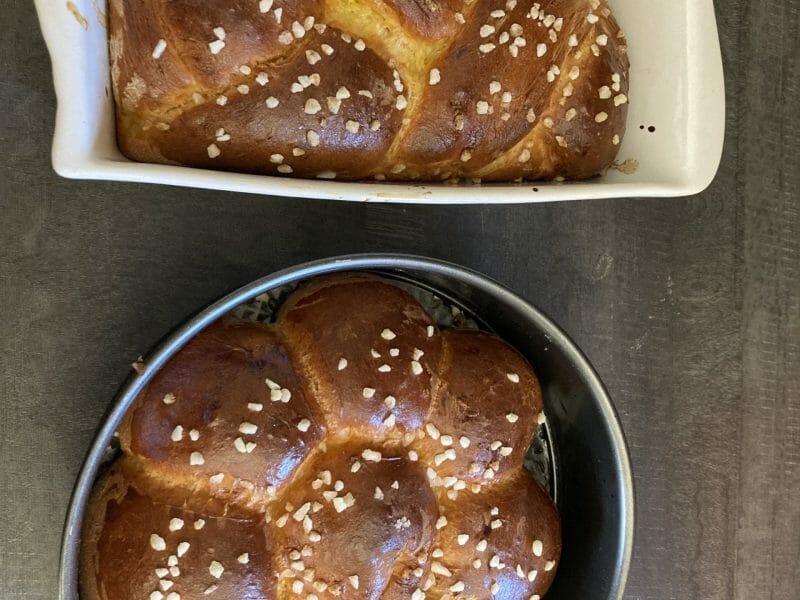 Cliquez pour zoomer ! Brioche tressée à la mie filante Thermomix par laetitia_460