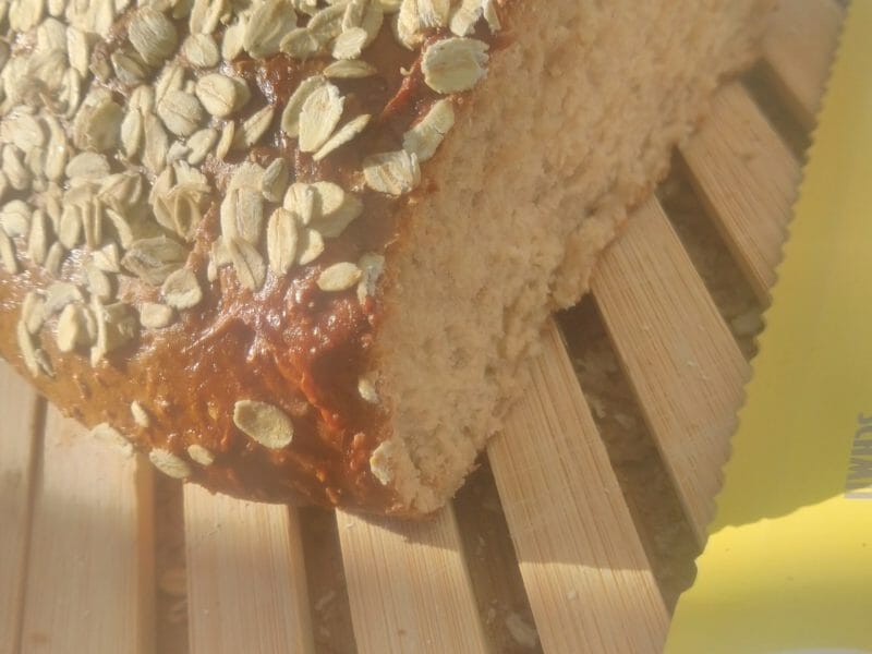 Cliquez pour zoomer ! Pain aux flocons d’avoine et au miel Thermomix par yuufemi