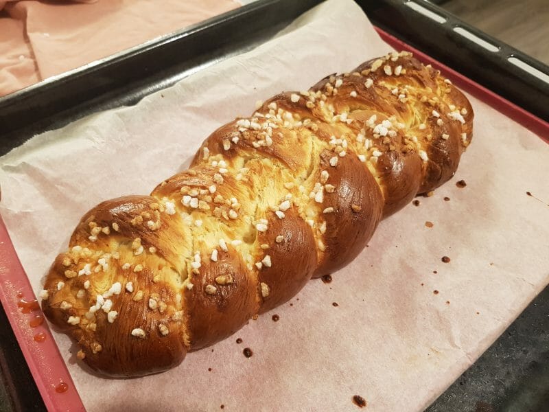 Cliquez pour zoomer ! Brioche tressée à la mie filante Thermomix par laliel02