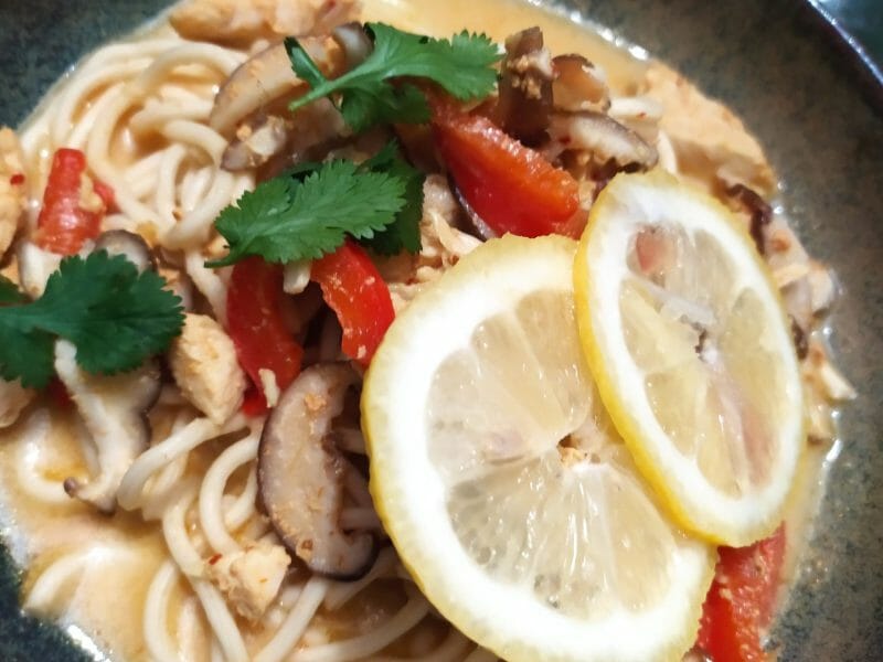 Cliquez pour zoomer ! Ramen thaï au poulet Thermomix par marindodouce2