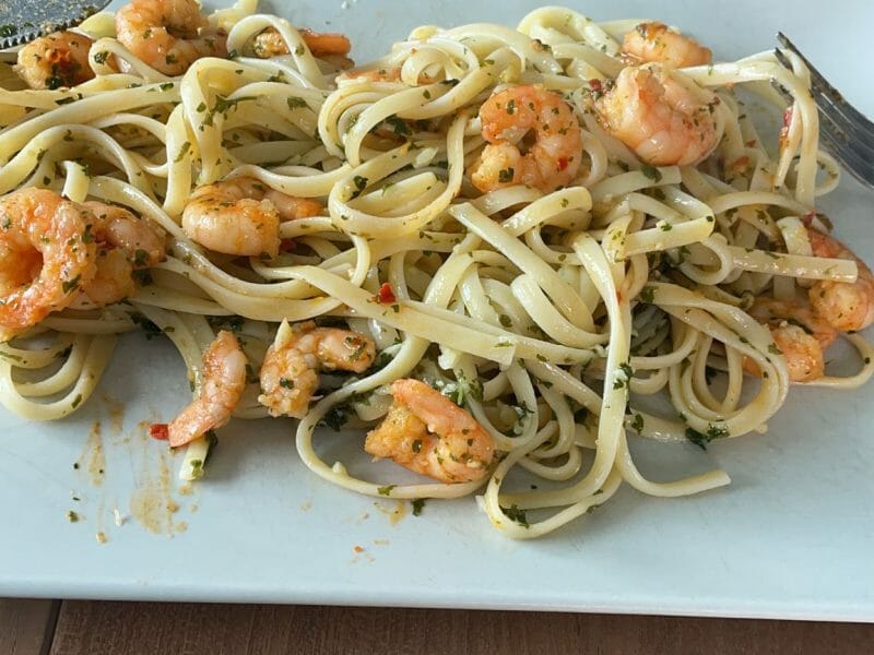 Cliquez pour zoomer ! Spaghetti à l’ail et à l’huile d’olive Thermomix par marindodouce2