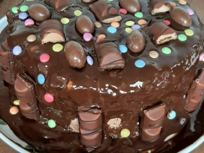 Cliquez pour zoomer ! Layer cake Kinder Bueno Thermomix par cel_18