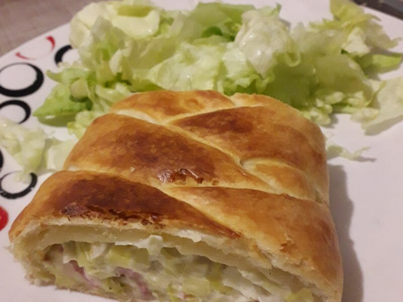 Cliquez pour zoomer ! Feuilleté saumon et poireaux Thermomix par Aurelia138