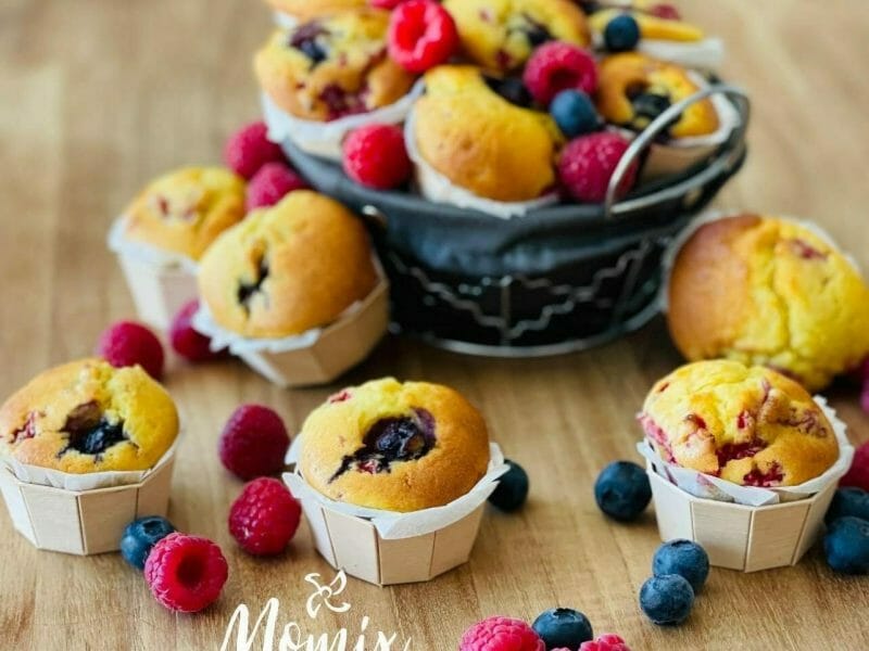 Cliquez pour zoomer ! Mini muffins aux fruits rouges Thermomix par momixbyamandine