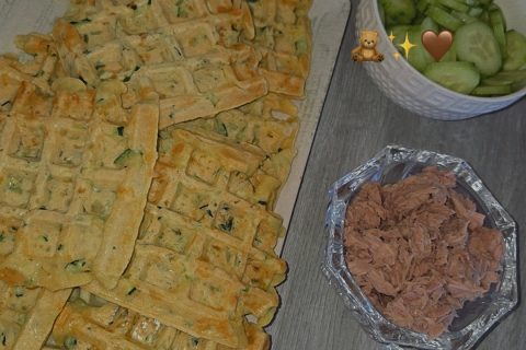 Cliquez pour zoomer ! Gaufres courgettes Thermomix par CAMILLE