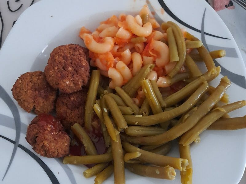 Cliquez pour zoomer ! Boulettes d’aubergines aux pois chiches Thermomix par florence90