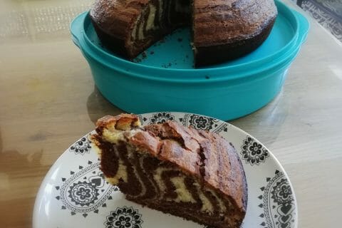 Cliquez pour zoomer ! Gâteau zébré Thermomix par charline_88