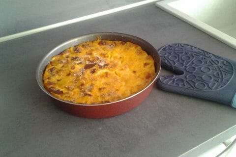 Cliquez pour zoomer ! Flognarde aux pommes (clafoutis aux pommes) au Thermomix