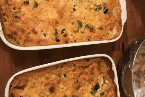 Cliquez pour zoomer ! Gratin de torsades aux merguez Thermomix par hdc02