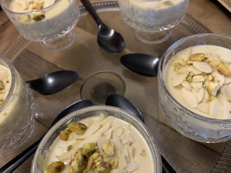 Cliquez pour zoomer ! Crème dessert à la pistache Thermomix par hdc02