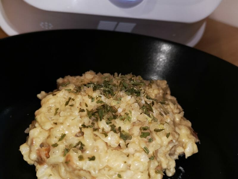 Cliquez pour zoomer ! Risotto aux cèpes Thermomix par tiph_37