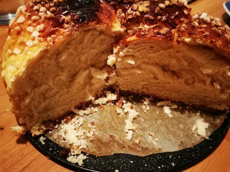 Cliquez pour zoomer ! Mouna (brioche de pâques) Thermomix par tiph_37