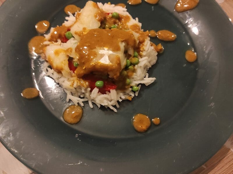 Cliquez pour zoomer ! Curry de poisson au lait de coco Thermomix par Titia