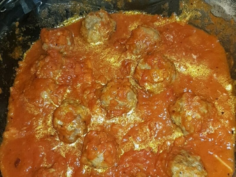 Cliquez pour zoomer ! Boulettes de viandes à la sauce tomate Thermomix par nastasia1509