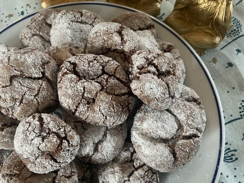 Cliquez pour zoomer ! Craquelés au chocolat Thermomix par Maman De 4 Oursons