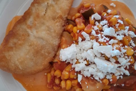 Cliquez pour zoomer ! Poêlée de courgettes à la mexicaine Thermomix par vanes_9