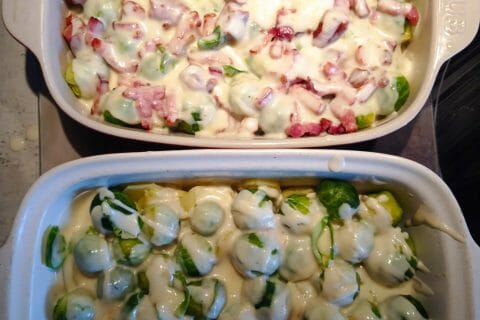 Cliquez pour zoomer ! Gratin de choux de Bruxelles au comté Thermomix par vanes_9