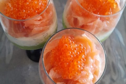 Cliquez pour zoomer ! Verrines saumon avocat Thermomix par vanes_9