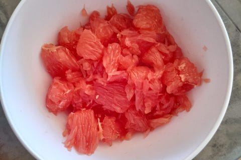 Cliquez pour zoomer ! Salade de perles aux crevettes, pamplemousse et avocat Thermomix par vanes_9