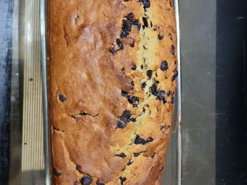 Cliquez pour zoomer ! Cake banane et pépites de chocolat Thermomix par najlaa_3