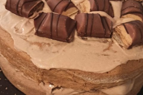 Cliquez pour zoomer ! Layer cake Kinder Bueno Thermomix par megyvibes