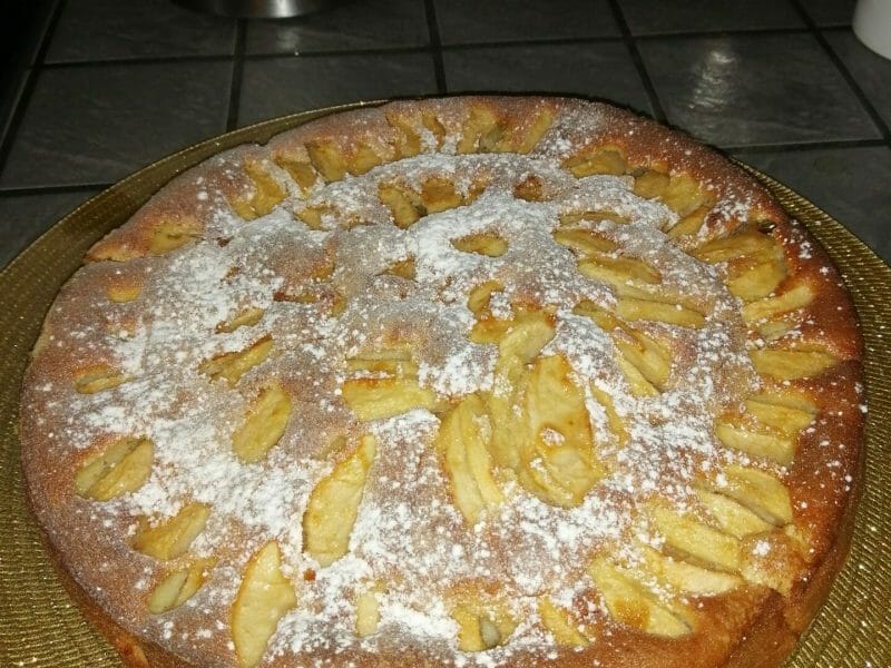 Cliquez pour zoomer ! Gâteau aux pommes et mascarpone Thermomix par cathy_119