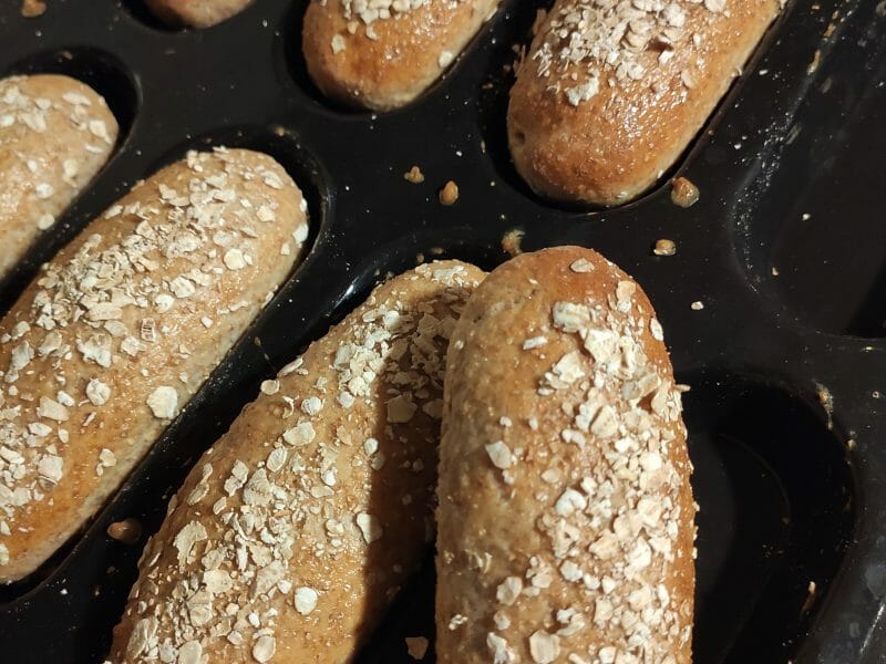 Cliquez pour zoomer ! Pain aux flocons d’avoine et au miel Thermomix par Haninou