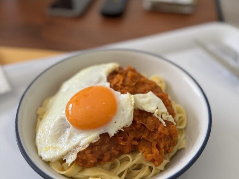 Bolognaise végétarienne aux lentilles Thermomix par aurely102