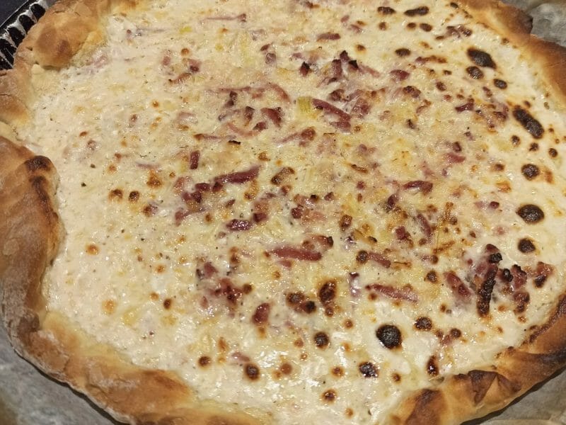 Cliquez pour zoomer ! Flammekueche traditionnelle Thermomix par Cynth