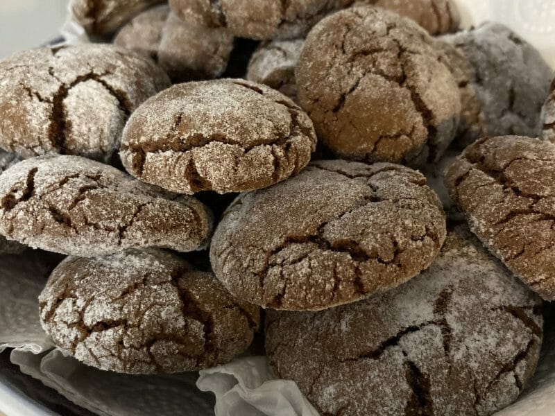 Cliquez pour zoomer ! Craquelés au chocolat Thermomix par Lolotte24220