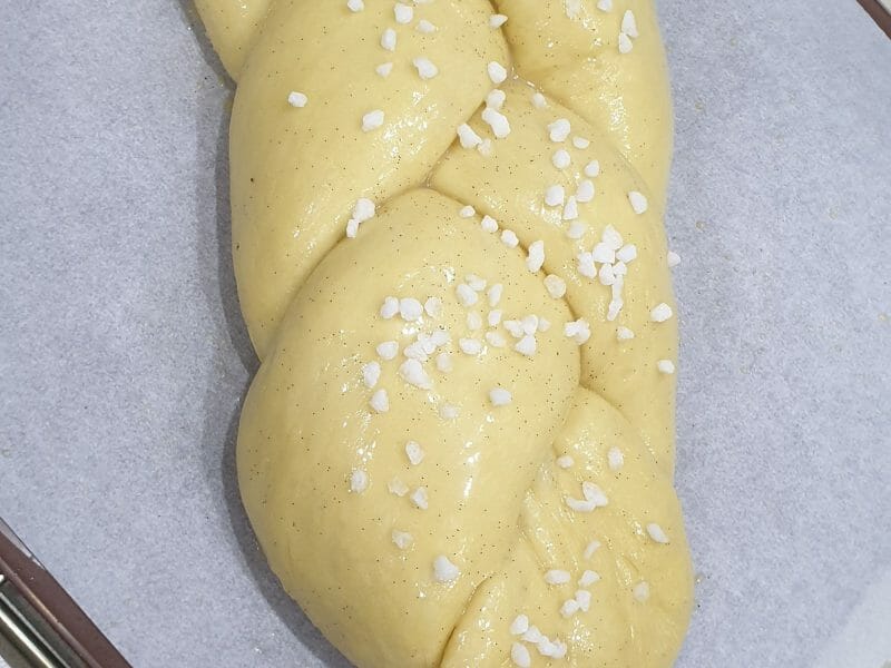 Cliquez pour zoomer ! Brioche tressée à la mie filante Thermomix par tifcous