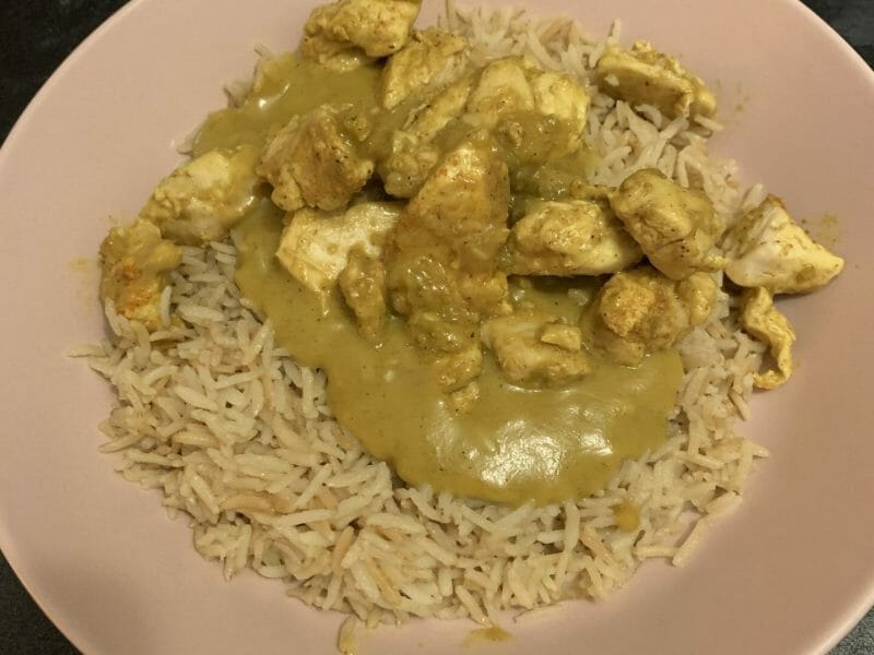 Cliquez pour zoomer ! Poulet coco aux 3 épices Thermomix par naemagb